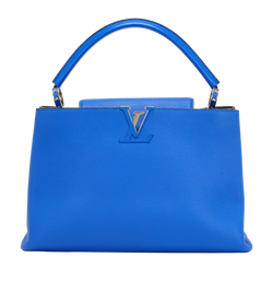 Capucines MM, Leather, Blue, TR4134 (2014), DB, 2*